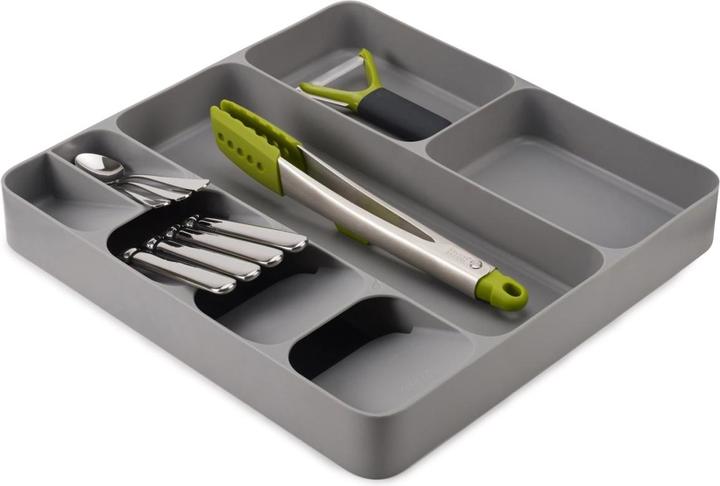 Actual product image Joseph Joseph DrawerStore Cutlery tray, grey, 38.4x39.7x5.3cm