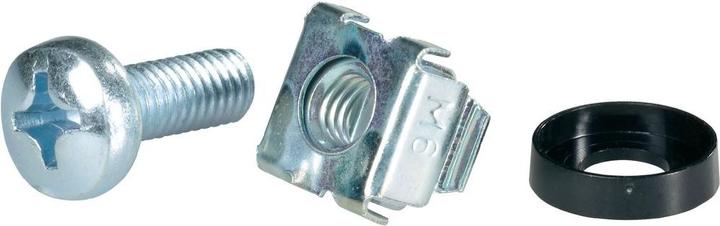 Actual product image Schroff Mounting material for 48.30 cm (19") components, M6, 32x (26.14.0010)