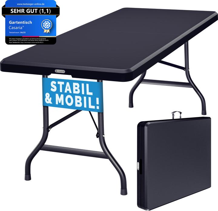 Actual product image Casaria Garden table (76 cm)