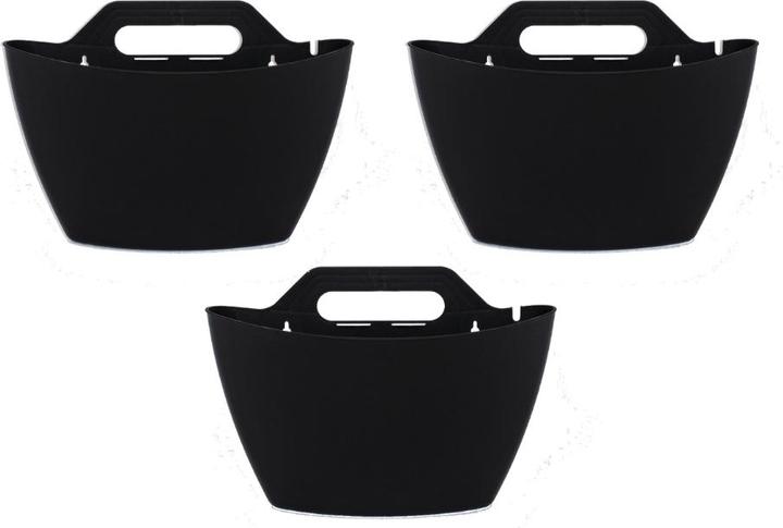 Actual product image CitySens 3 Pack Wall Planters black planter
