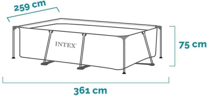 Actual product image Intex Rectangular Frame (300 x 200 x 75 cm)