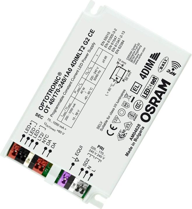 Produktbild Osram OT 40/170…240/1A0 4DIMLT2 G2 CE - 4,5 W - 100000 h - -40 - 60 °C - 170 - 264 V -
