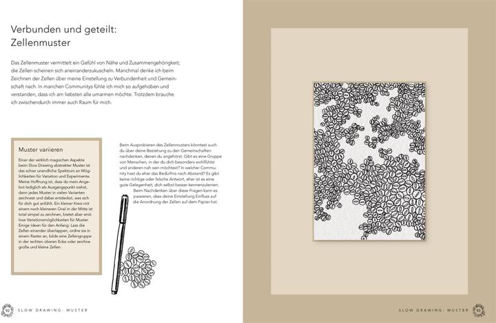 Actual product image Strich für Strich zur kreativen Entspannung mit Slow Drawing (German, Amy Maricle, Johanna Hofer from Lobenstein, 2023)