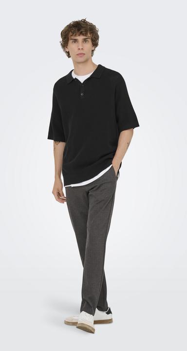 Actual product image Only & Sons ONSJAMES Gestricktes Poloshirt Polo (XS)