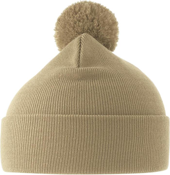 Actual product image Unisex Adult Wind S Pom Pom Recycled Double Skin Cuffed Beanie