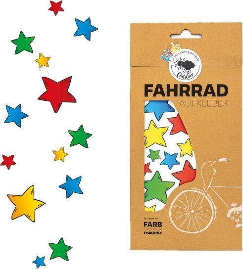 Produktbild Farbviereck Sterne bunt Motive Aufkleber / Sticker