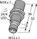 Immagine prodotto Turck TURC BI5-M18-Y1X-H1141 Sensore induttivo KEMA 02 ATEX 1090X (Misuratore)
