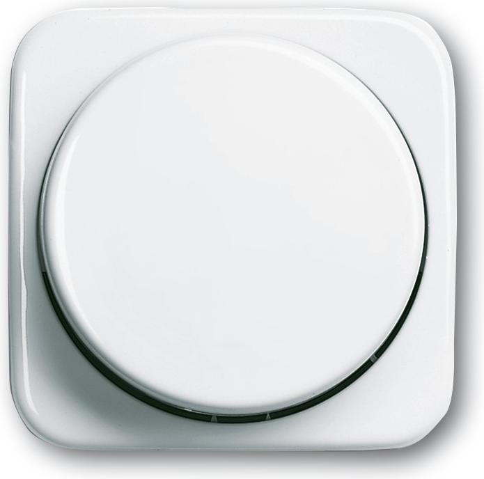 Actual product image Busch-Jaeger Central plate 2115/11-214-500 UP rotary dimmer alpine white