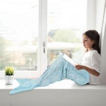 Image du produit Home Deco Kids plaid sirène paillettes 56x132cm, 2-fois assorti (56 x 132 cm)