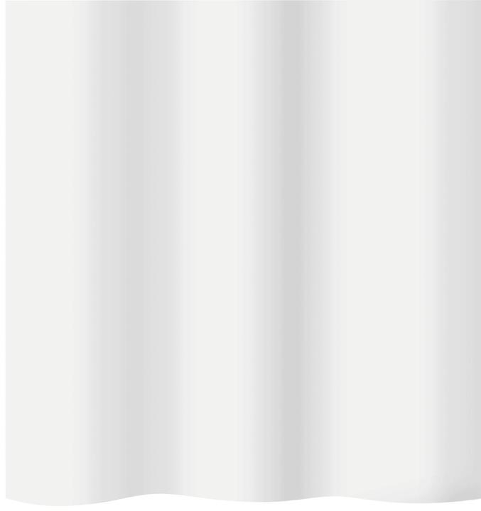Diaqua Rideau de douche Claro 200 x 180 cm, blanc (180 x 200 cm)