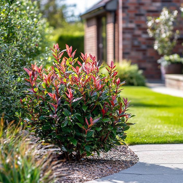 Produktbild Plant in a Box Photinia fraseri Red Robin - 2er Set Glanzmispel Pflanze (30 cm)