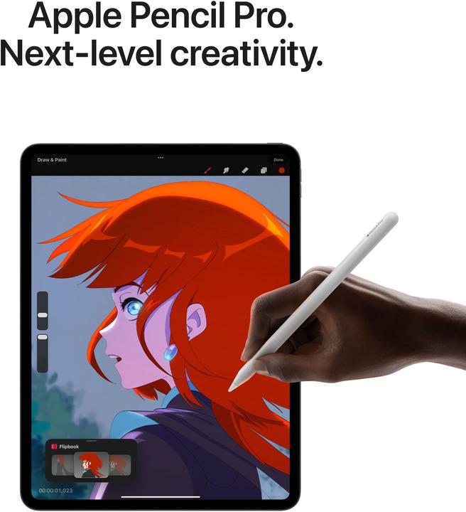 Immagine prodotto Apple iPad Pro 13 2024 (M4) (Solo WiFi, 13", 1000 GB, Argento)