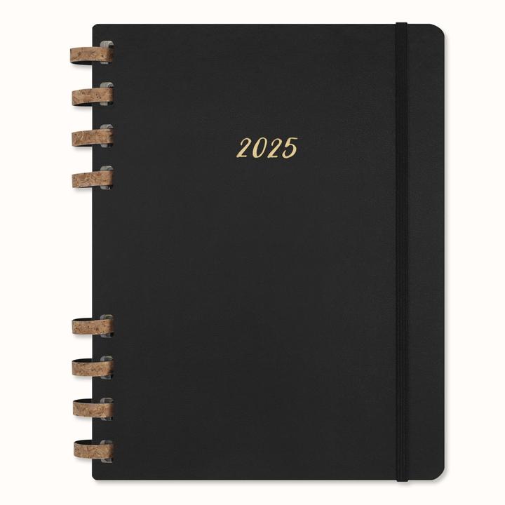 Productafbeelding Moleskine 12 Maandelijkse Levenskalender met Spiraalbinding 2025, XL, Weekkalender, Hardback (19 x 25 cm, Engels)