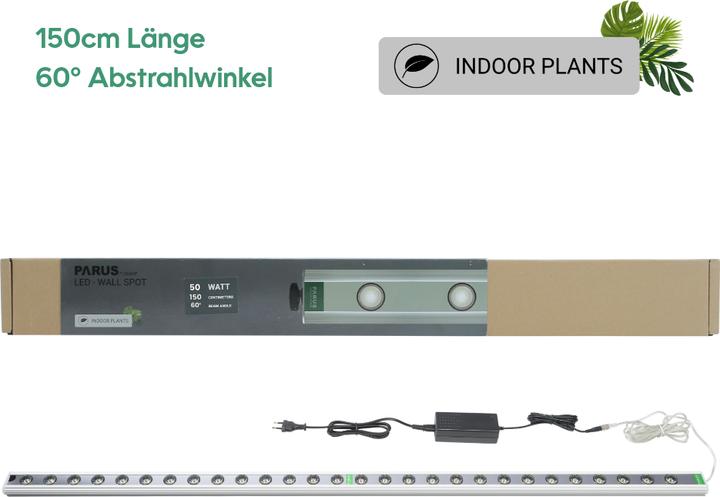 Actual product image Parus by Venso Wall Spot 150cm, beam angle 60 °, LED growth lamp, growth light for indoor plants and (LED, 245 V)