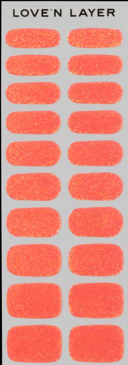 Image du produit Love'n Layer - Square Sparkle Rose (Square Sparkle Rose, Vernis à ongles effet gel)