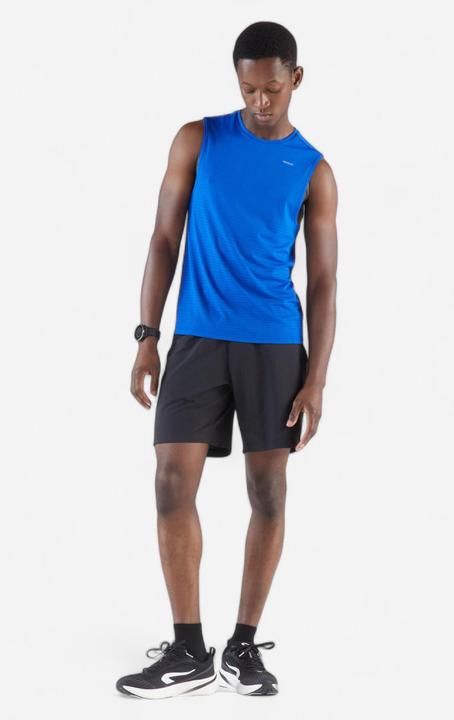 Actual product image Kiprun Lauf-Tanktop ohne Seitennähte - 500 Komfort indigoblau (XL)
