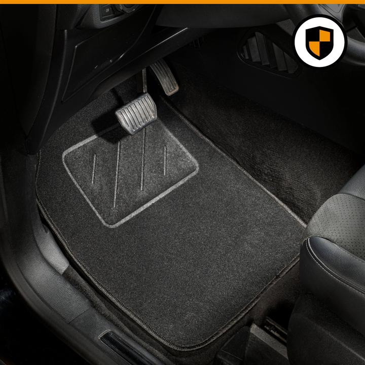 Produktbild CarComfort AutoTeppich Smart, Universal Fumatten-Set 4-teilig anthrazit (2 Vordermatten + 2 Rückmatten)