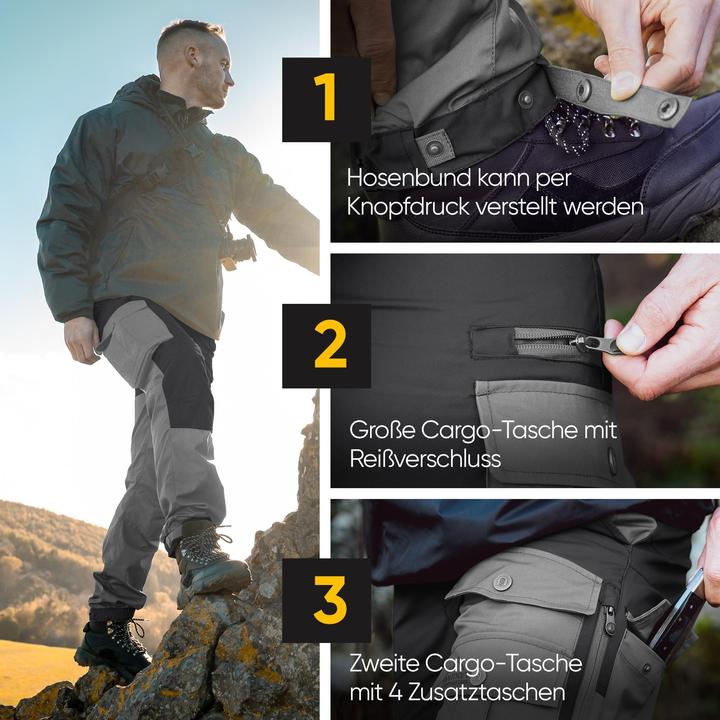 Produktbild Normani Herren Wanderhose - Outdoorhose (3XL)