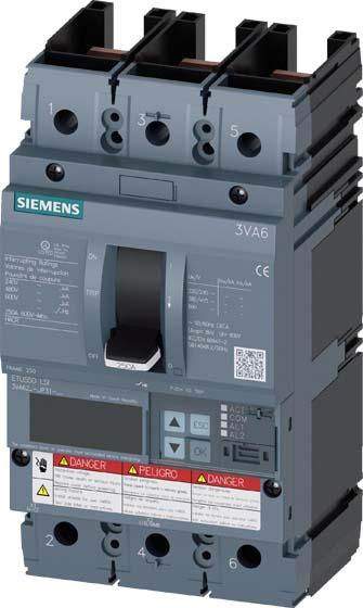 Produktbild Siemens Leistungsschalter 250A 3p 100-250A/In 3VA6225-5JP31-0AA0