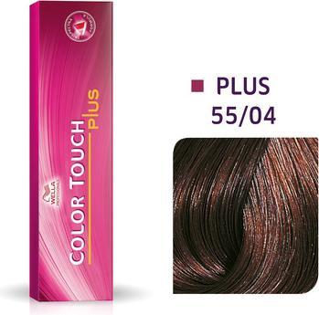 Actual product image Wella Color Touch Plus (55/04 light brown intense natural-red)