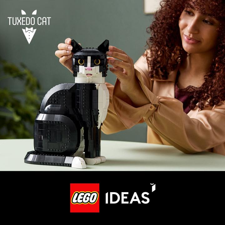 Image du produit LEGO Chat noir et blanc (21349, LEGO Ideas, LEGO difficiles à trouver)