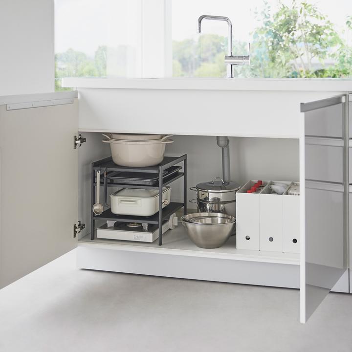 Produktbild Yamazaki 3-stöckiger Unterwaschbecken-Organizer TOWER