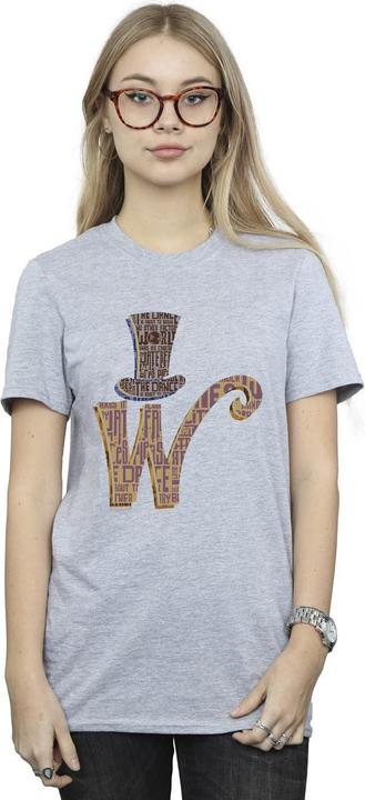 Produktbild Willy Wonka & the Chocolate Factory W Logo Hat TShirt (S)