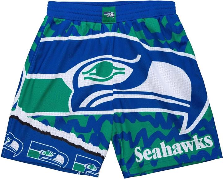 Mitchell & Ness M&N Seattle Seahawks JUMBOTRON Basketball Shorts - S (S)
