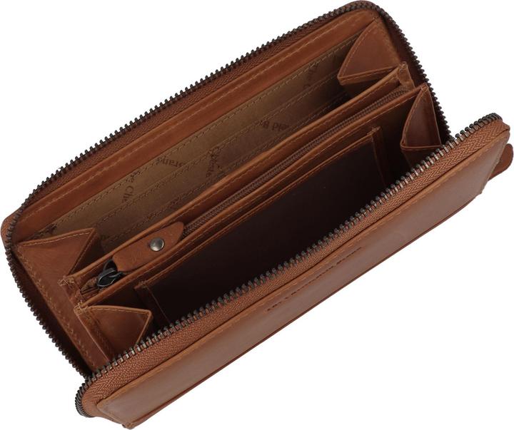 Actual product image The Chesterfield Brand Wax Pull Up wallet RFID protection leather 19 cm
