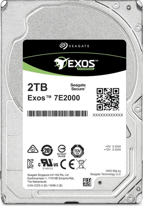 Image du produit Seagate Capacité HDD/Ent SATA 7.2K (2 To, 2.5")