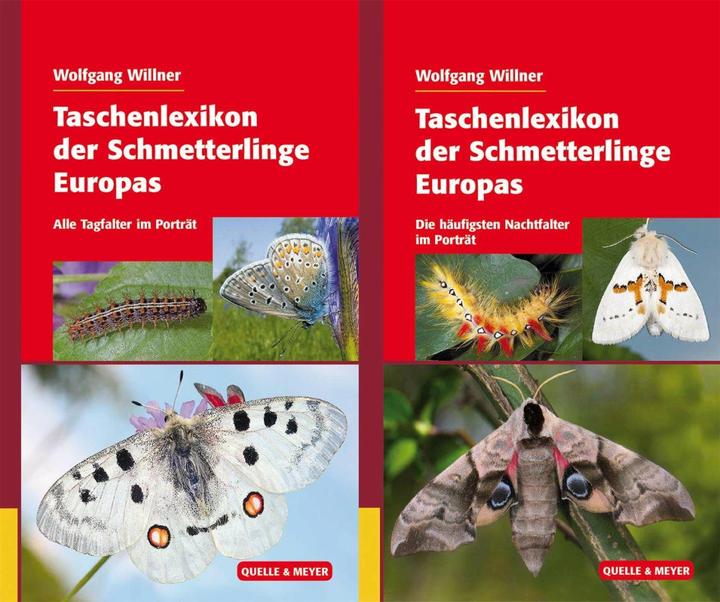Actual product image Taschenlexikon der Schmetterlinge Europas - 2 Bände im Paket (German, Wolfgang Willner, 2016)