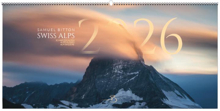 Produktbild Schweizer Alpen Kalender 2026 (59 x 29 cm, Deutsch)