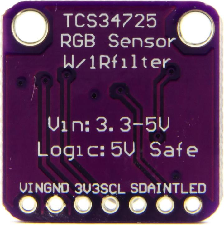 Immagine prodotto Purecrea Sensore di colore RGB TCS34725 con filtro IR e LED