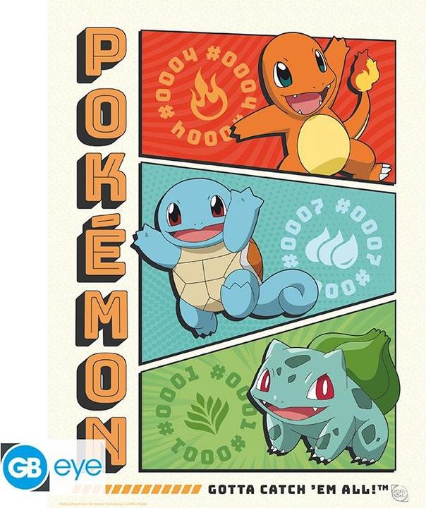 Produktbild Abysse POKEMON - Portfolio 9 posters Starters