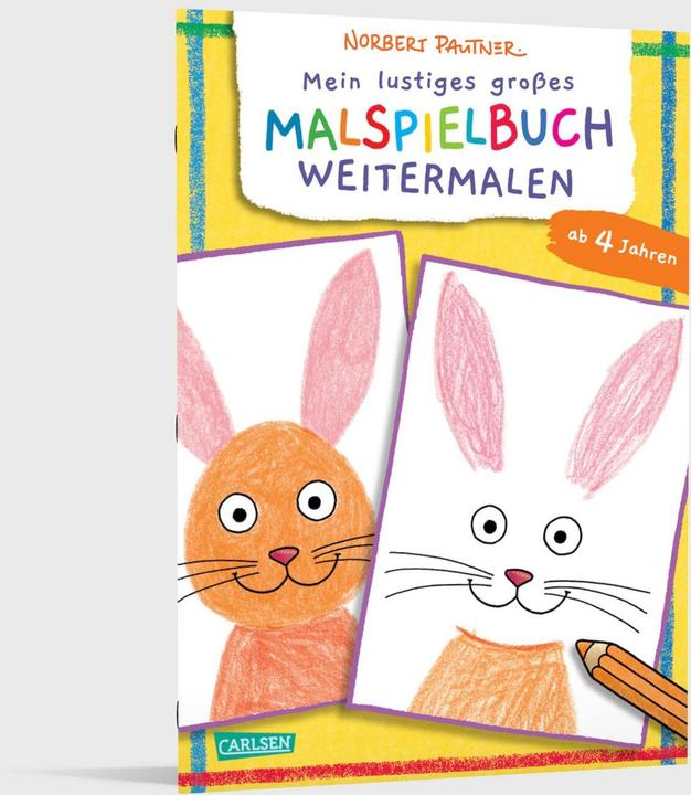 Produktbild Mein lustiges grosses Malspielbuch: Weitermalen (ab 4 Jahren)