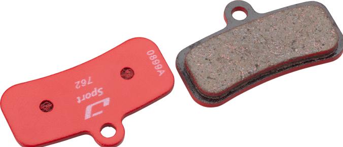 Actual product image Jagwire DCAT05 Sport Semi-Metallic Disc Brake Pad, Tektro (Auriga+, 5mm Thick) (Tektro, Shimano, TRP, Semi-metallic)