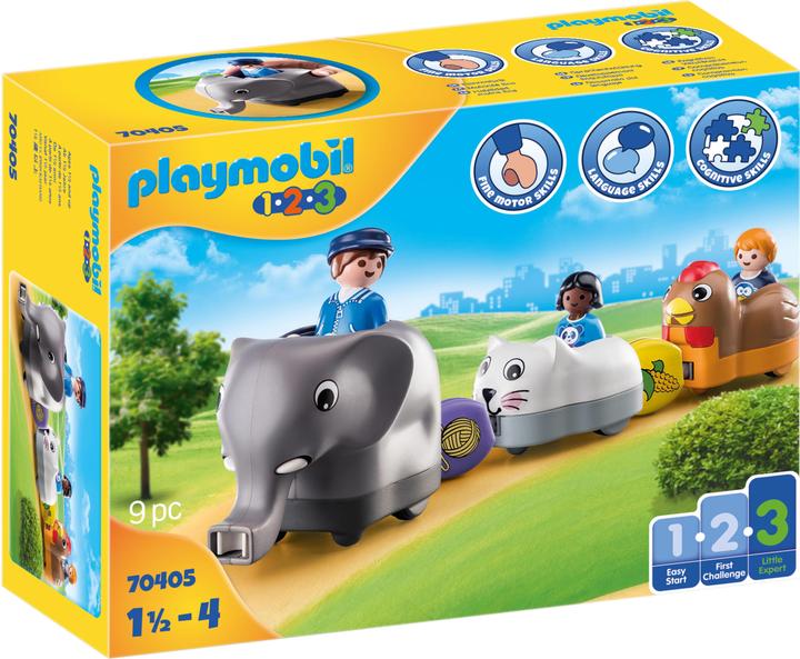 Produktbild Playmobil Mein Schiebetierzug (70405, Playmobil 1.2.3)