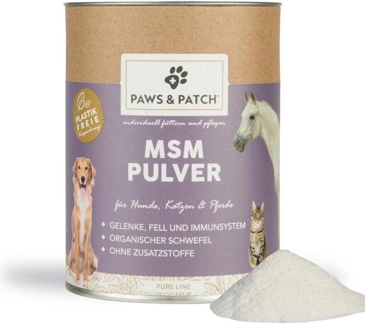 Produktbild Paws & Patch Paws and Patch MSM Pulver Hunde/Katzen/Pferde (250g) (Adult, 1 Stk., 297 g)
