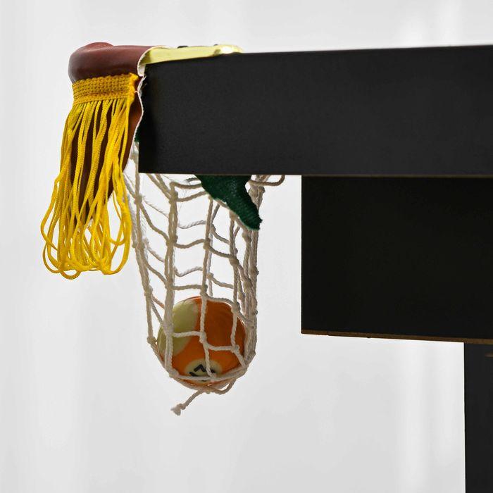 Produktbild Swisshandel24 2-in-1 Billardtisch, Tischtennisplatte, mit Zubehör, 140x63x80cm, Blau/Grün (140 x 70 cm)