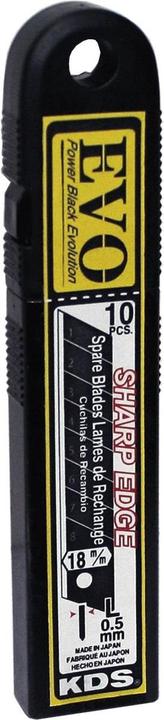 Actual product image KDS knivblad 18mm EVO Black 10pcs - 1878016 (1.80 cm)
