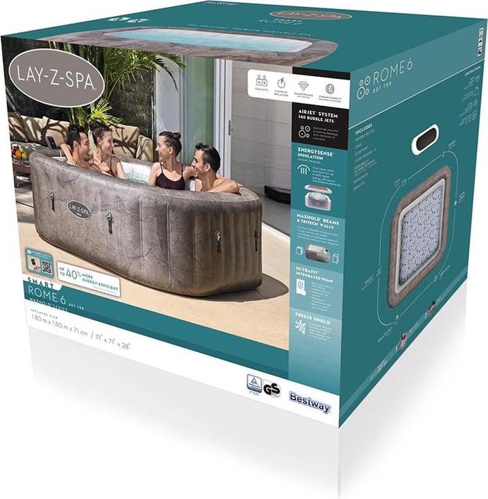 Actual product image Bestway Lay-Z-Spa Rome MaxHold EnergySense Ultra (6 pers.)
