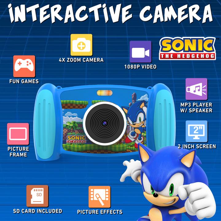 Immagine prodotto Accutime Fotocamera interattiva Sonic (blu): Foto da 5MP, risoluzione video da 1080p, zoom 4x, 5 divertenti
