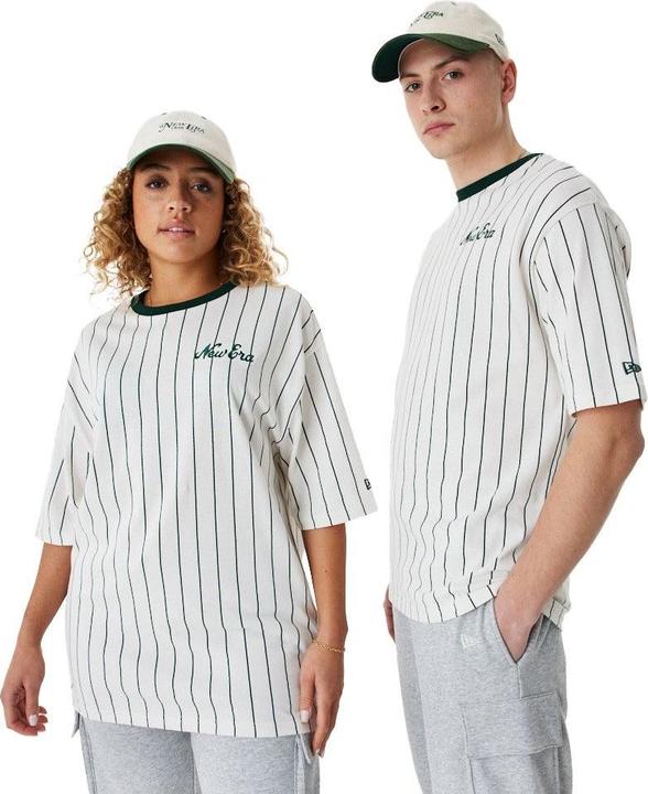 Produktbild New Era Oversized Shirt - PINSTRIPE off white - L (L)