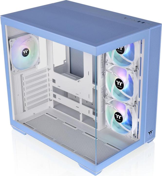 Produktbild Thermaltake View 380 TG ARGB Hydrangea Blue (mATX, Mini-ITX, ATX)