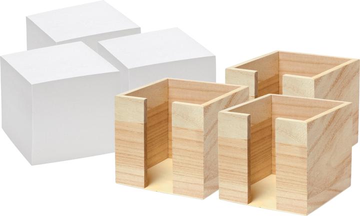 Actual product image VBS Note box with notepad, note holder notepad, organise your desk with a notepad.