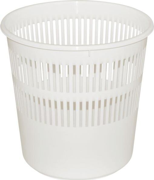Image du produit Rechberger Corbeille à papier plastique grillagée blanche Contenu : 1150 litres (1150 l)