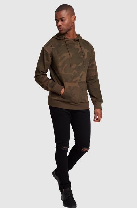 Immagine prodotto Urban Classics Felpa con cappuccio a collo alto (M)
