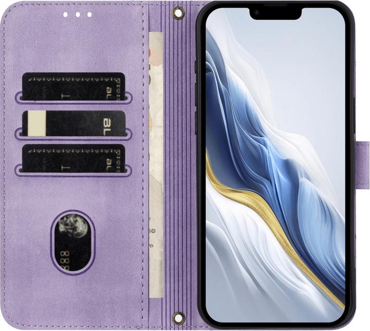 Image du produit Cover-Discount HONOR Magic7 Lite – Wildleder Look Etui im Vintage Design (Honor Magic7 Lite)