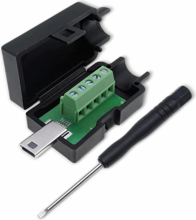 Productafbeelding Quadrios Mini-USB 2.0 Modulaire Stekkerset, Type B Stekker, Recht 2001C206 Inhoud: 1 st.