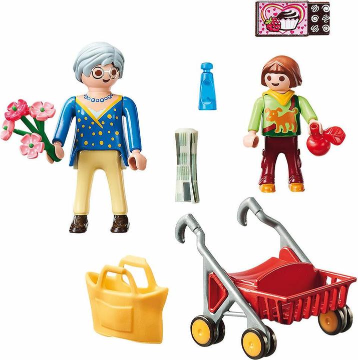 Produktbild Playmobil Oma mit Rollator (70194, Playmobil City Life)
